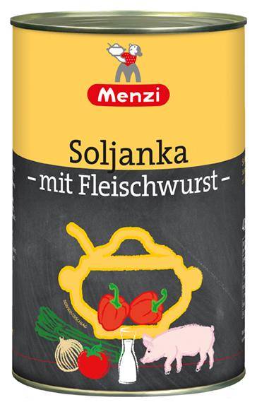 Soljanka mit Fleischwurst & Gurke