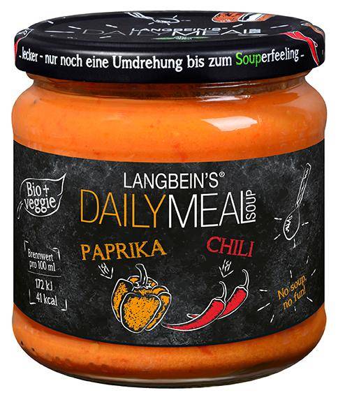 Paprika-Chili Suppe Bio