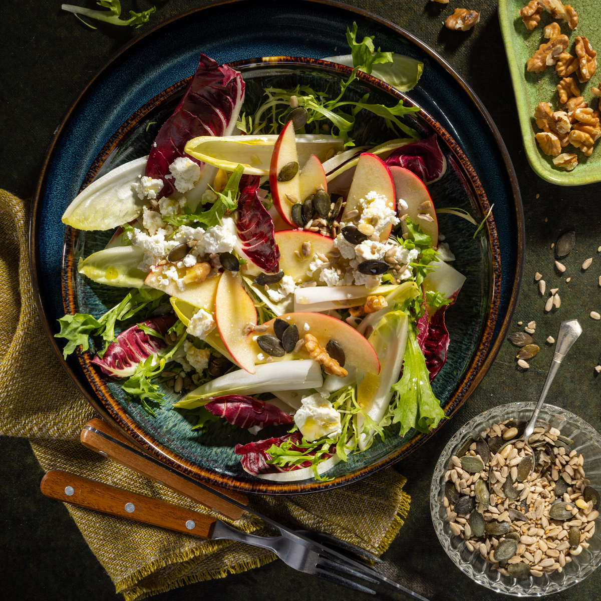 Chicorée Salat mit Apfel