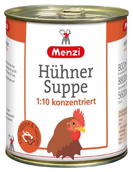 Hühner Suppe stark konzentriert