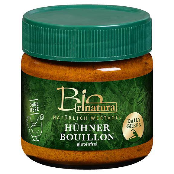 Hühnerbouillon ohne Hefe Bio