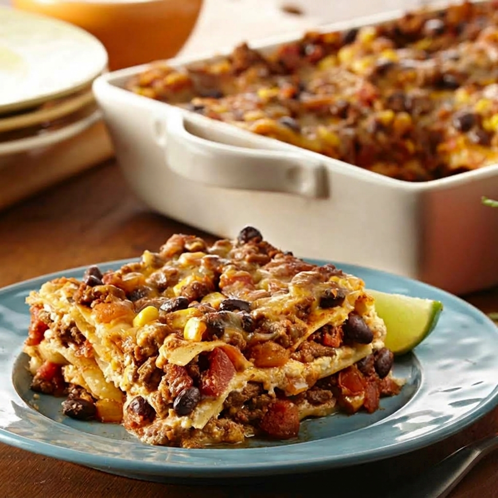 Mexikanische Lasagne