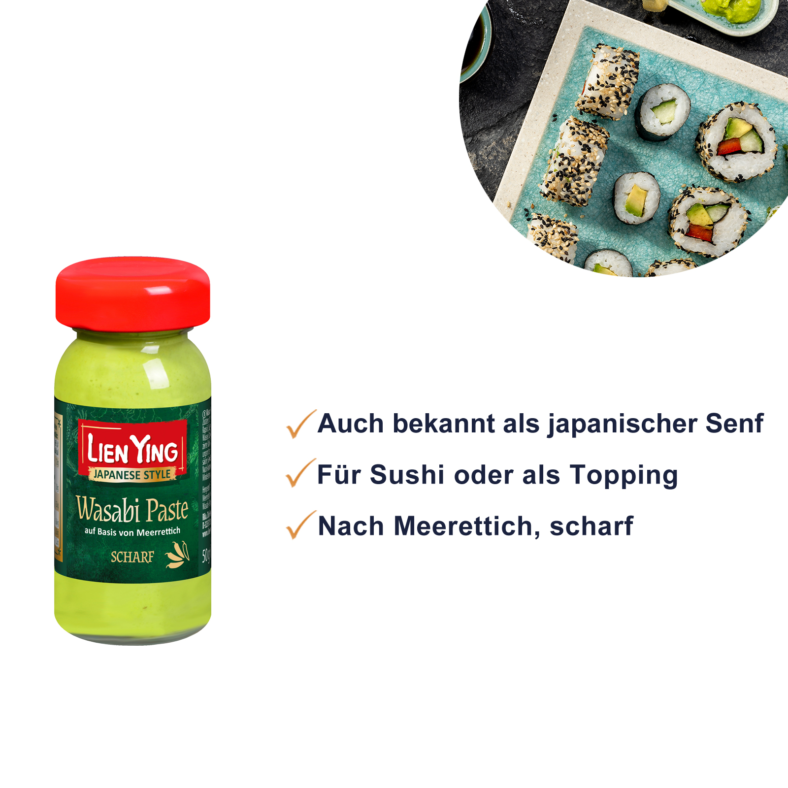 Sushi Premium Vorratsbox (15-teilig)