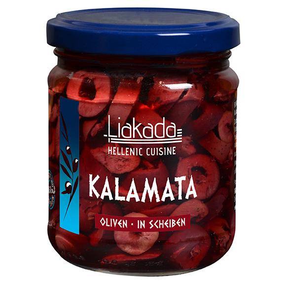 Kalamata Oliven in Scheiben