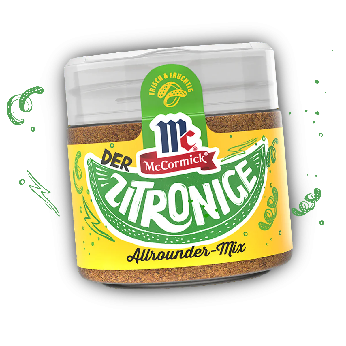Verpackung des McCormick Gewürzes Der Zitronige Allrounder-Mix