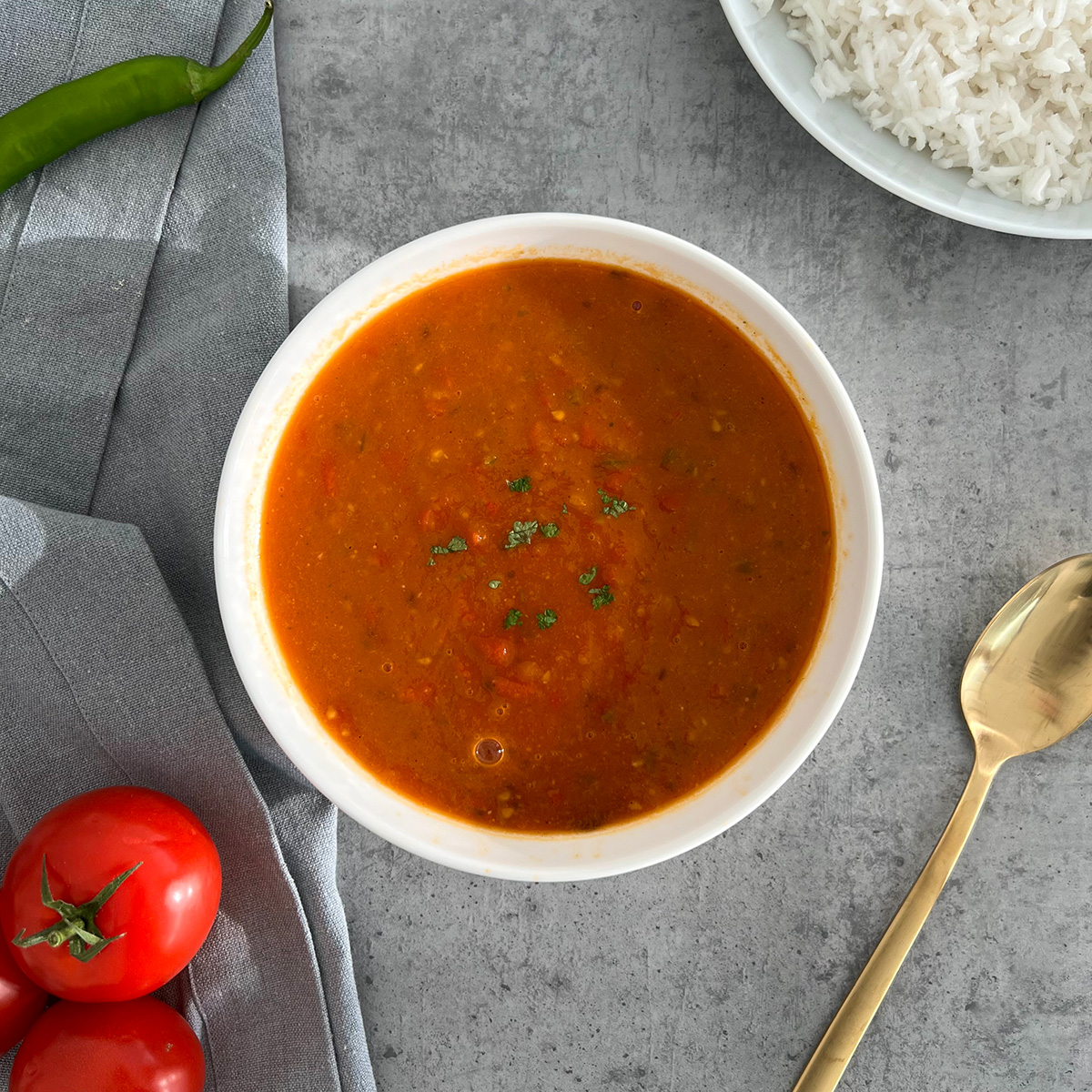 Tamatar Shorba (Tomaten Suppe)