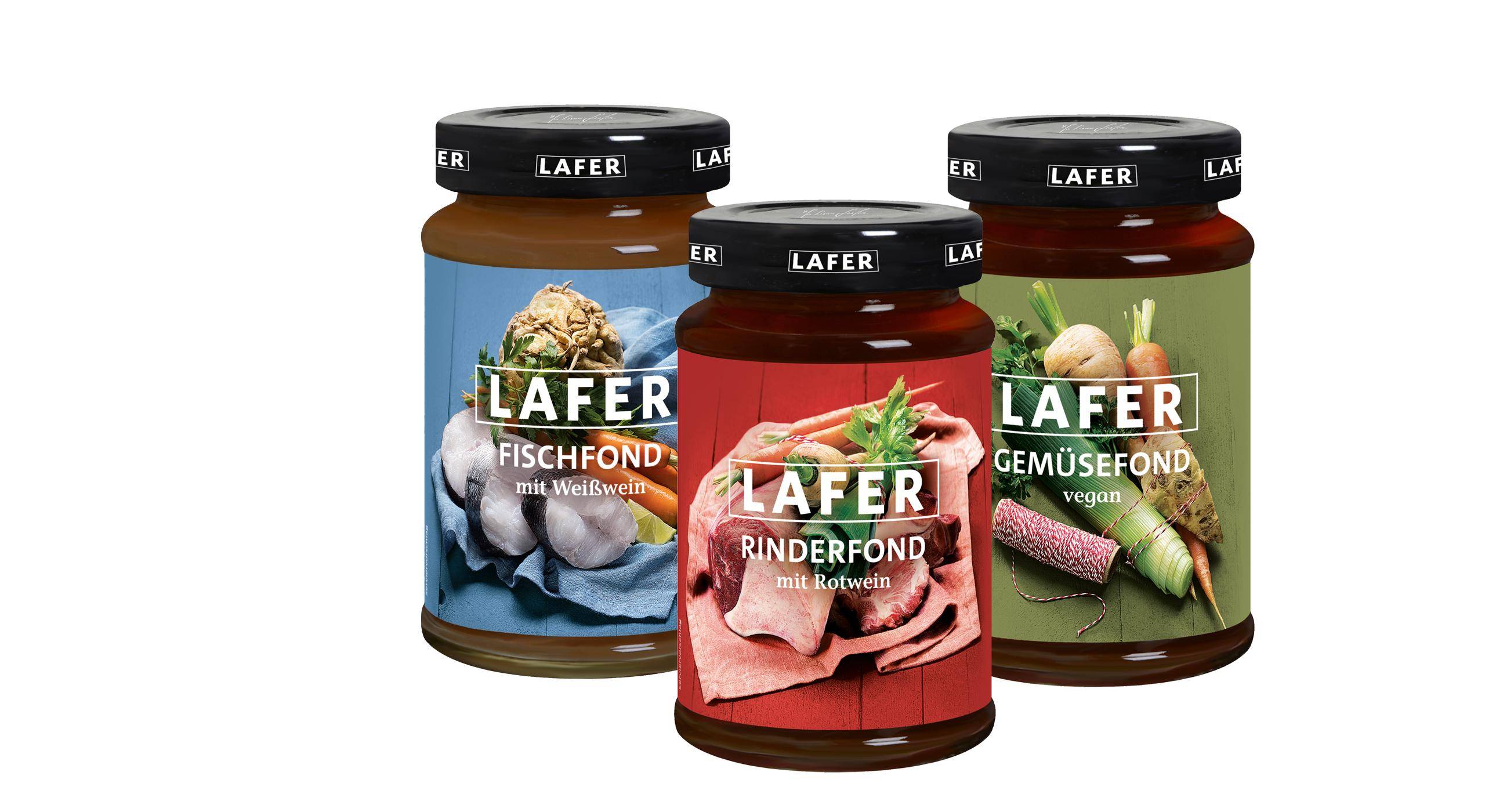 Lafer Fischfond, Rinderfond, Gemüsefond Set