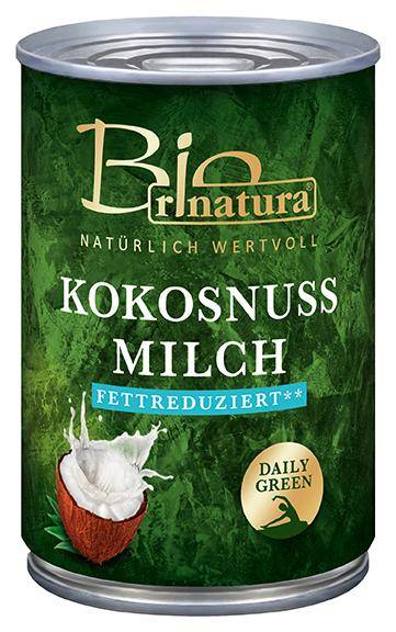 Kokosnussmilch fettreduziert Bio