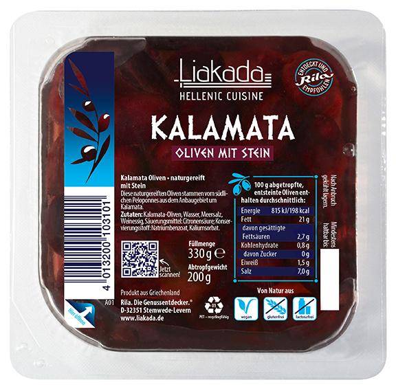 Kalamata Oliven mit Stein