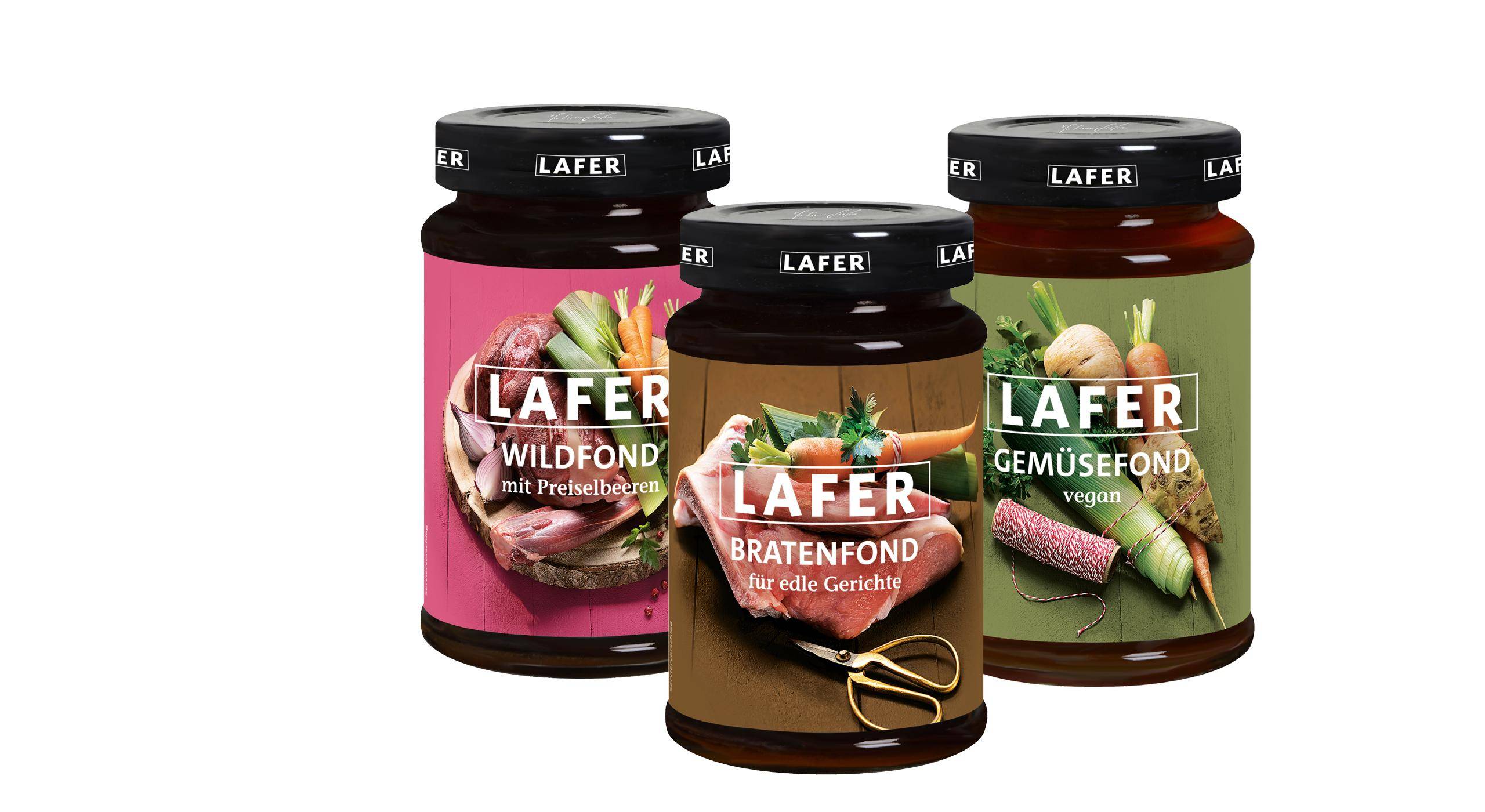 Lafer Bratenfond, Wildfond, Gemüsefond Set