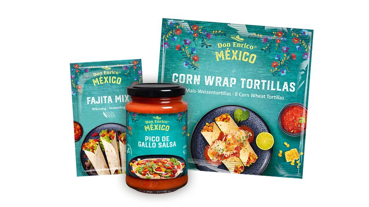 Don Enrico Fajita-Set Corn Style