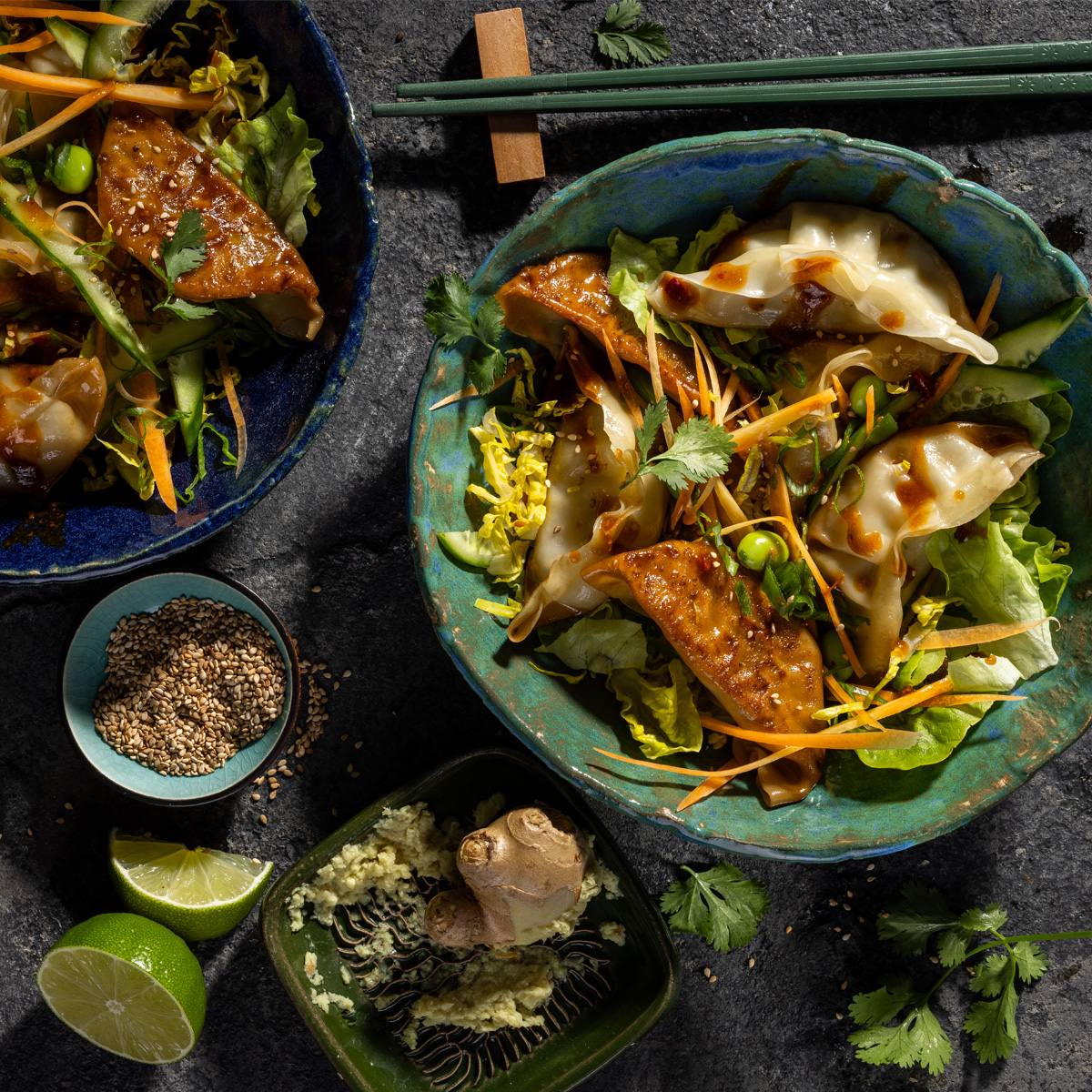 Gyoza Salat