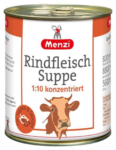 Rindfleisch Suppe stark konzentriert
