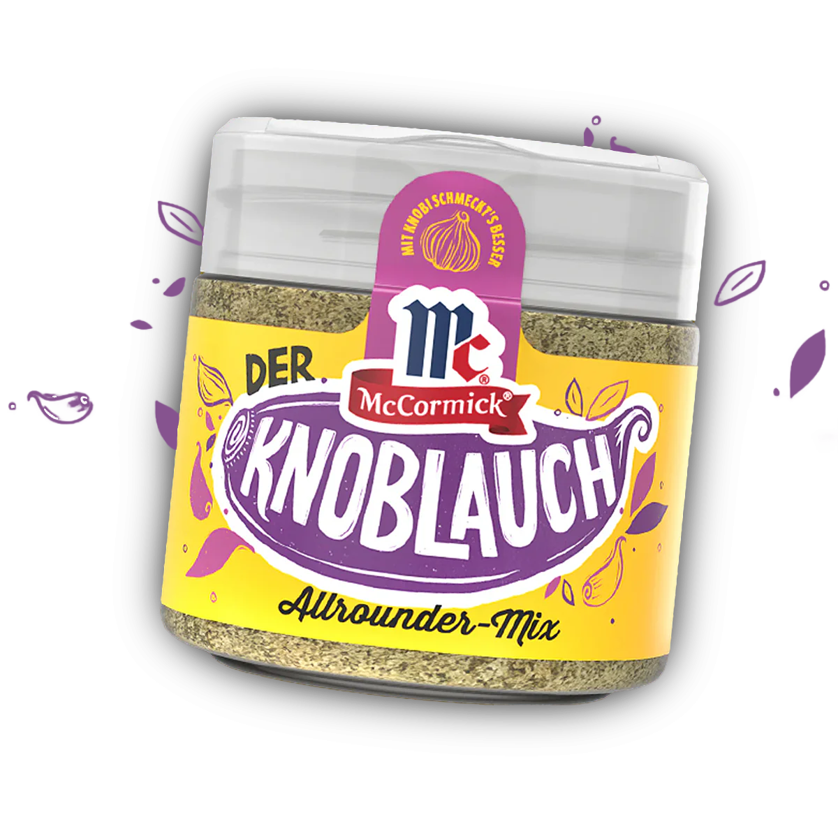 Verpackung des McCormick Gewürzes Der Knoblauch Allrounder-Mix