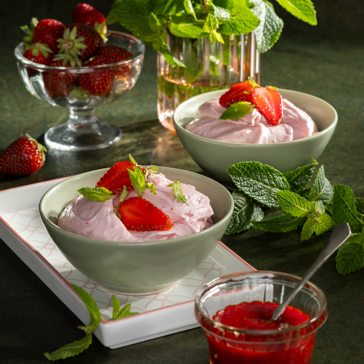 Erdbeer Frozen Joghurt