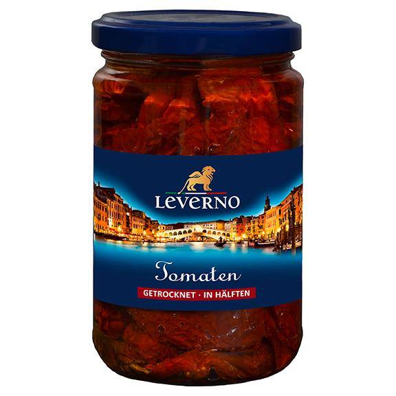 Tomaten getrocknet in Hälften in Öl