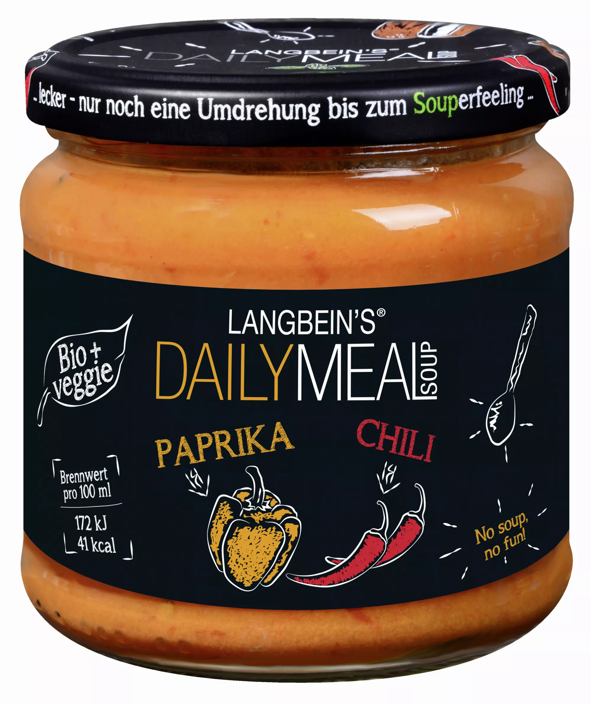 Paprika-Chili Suppe Bio