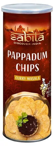 Pappadum Chips Curry Masala