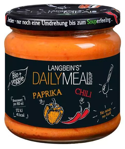 Paprika-Chili Suppe Bio