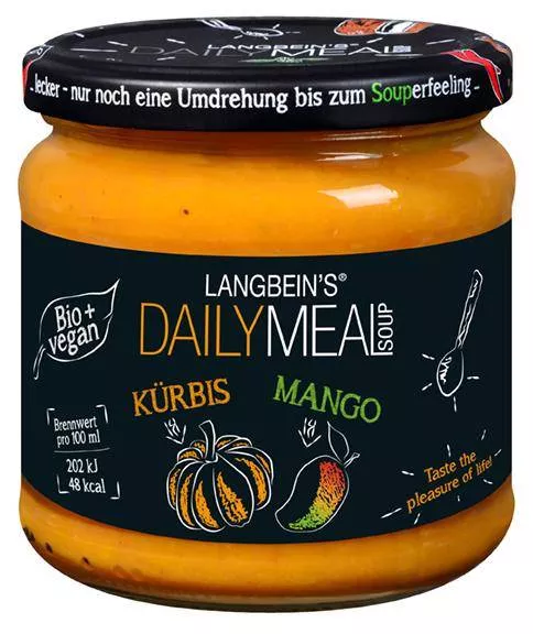 Kürbis-Mango Suppe Bio